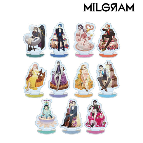 『MILGRAM -ミルグラム-』描き下ろし バースデーver.&休息中ver. トレーディングミニアクリルスタンド(単位/BOX)【202510再販】